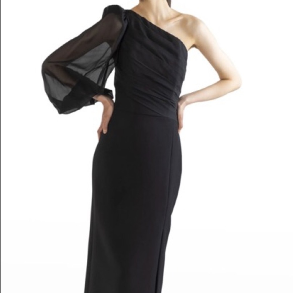 Shoshanna one sleeve crepe dress size 6 - NWT